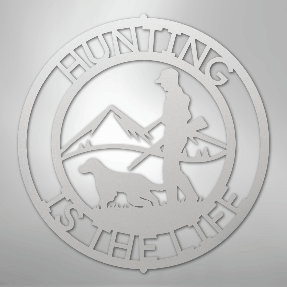 The Hunter Monogram - Steel sign