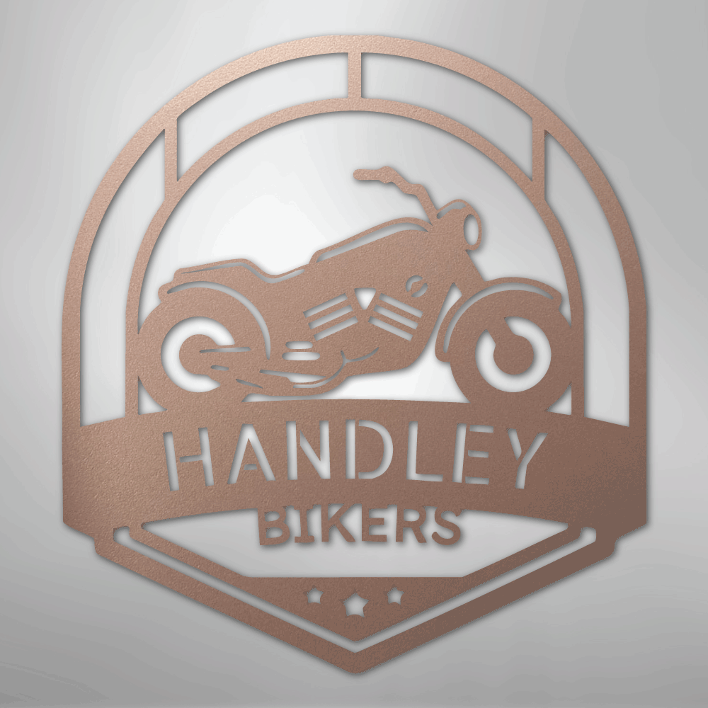 Love to Ride Monogram - Steel Sign