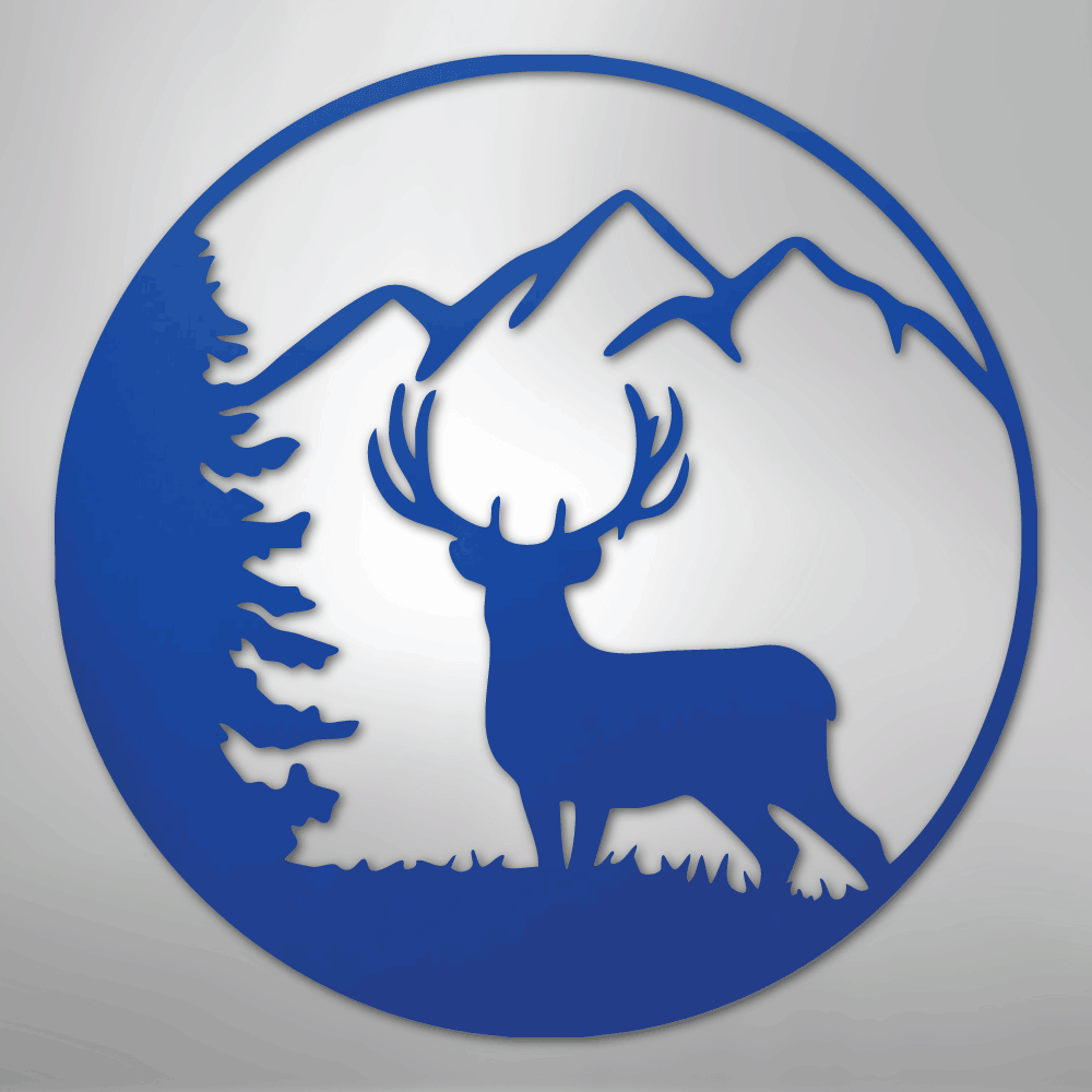 Graceful Deer - Steel Sign