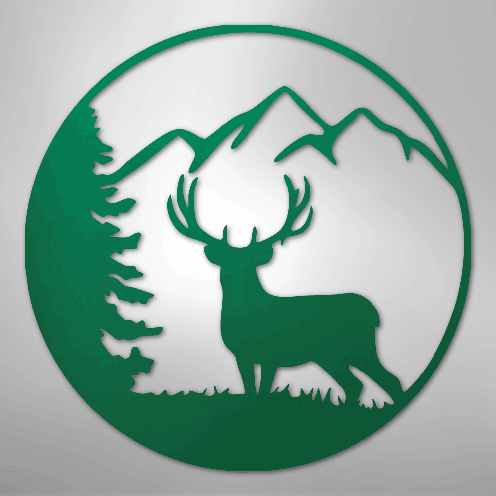 Graceful Deer - Steel Sign