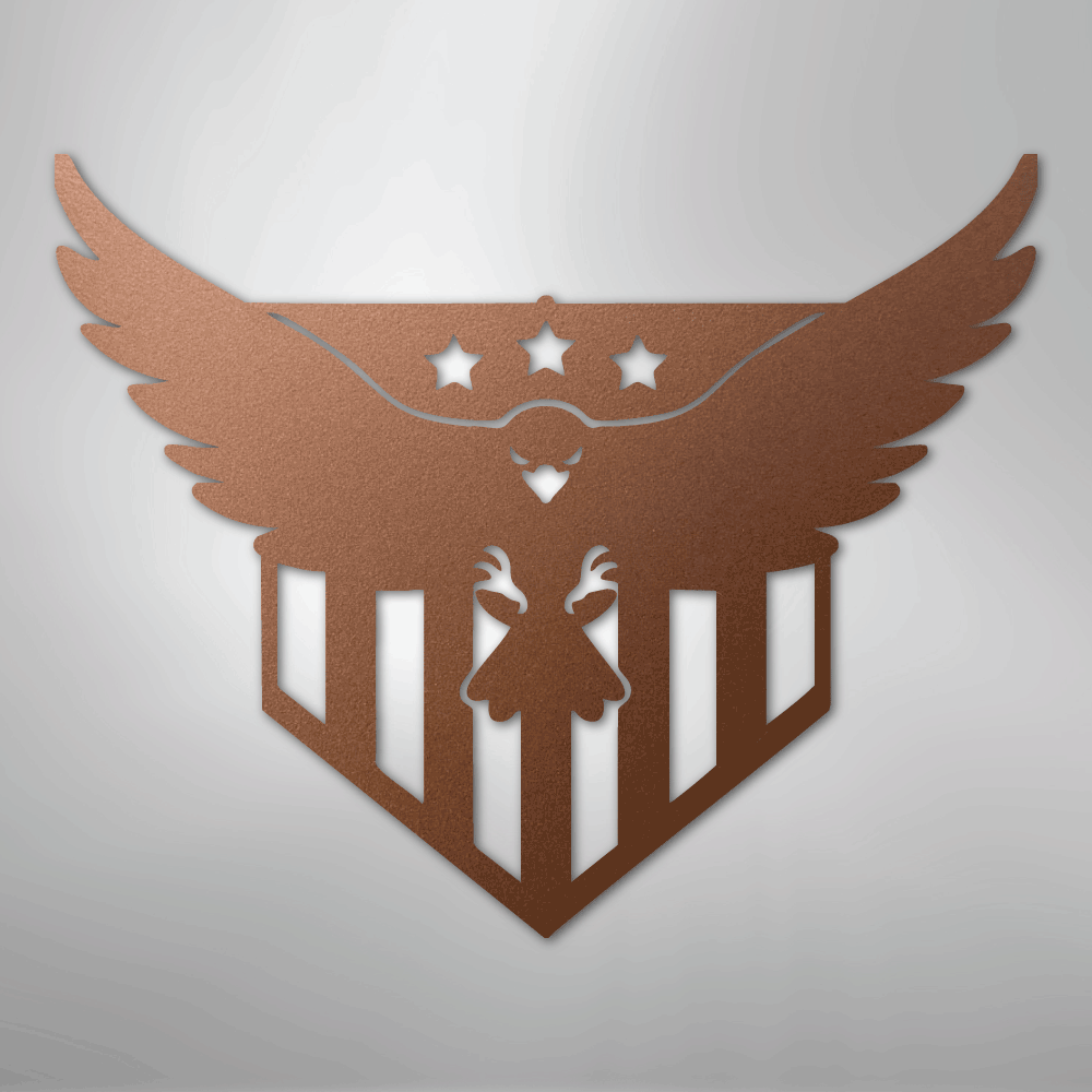 Swooping Eagle - Steel Sign