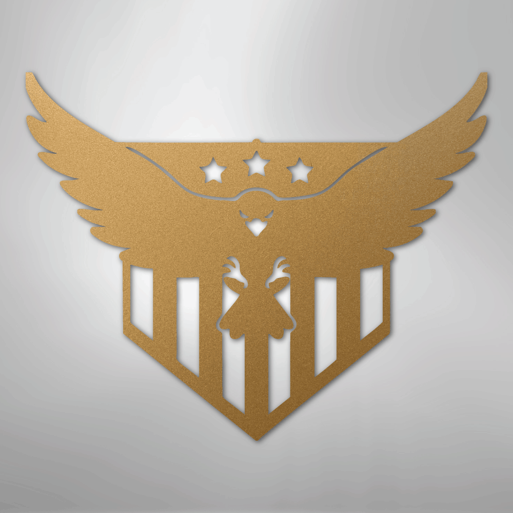 Swooping Eagle - Steel Sign