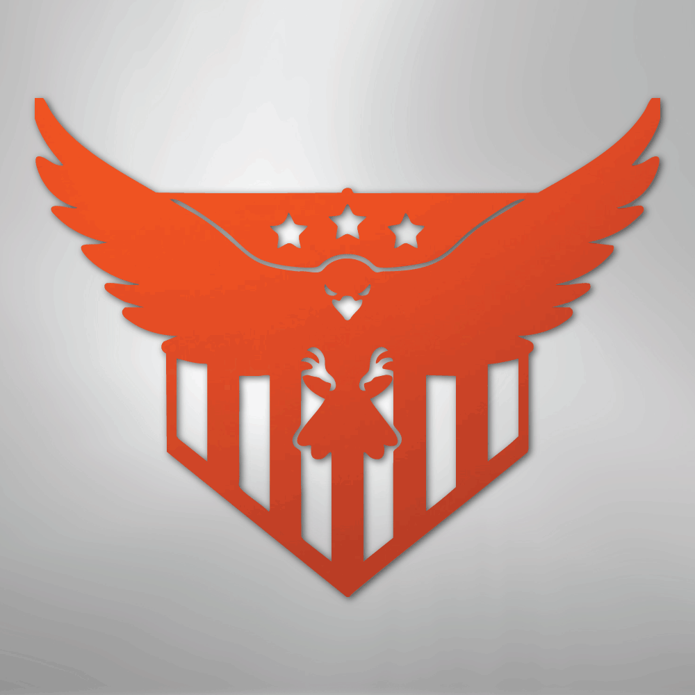 Swooping Eagle - Steel Sign