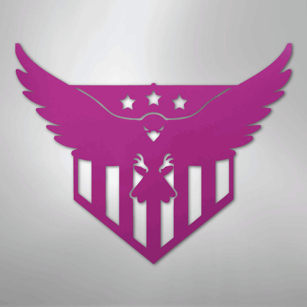 Swooping Eagle - Steel Sign
