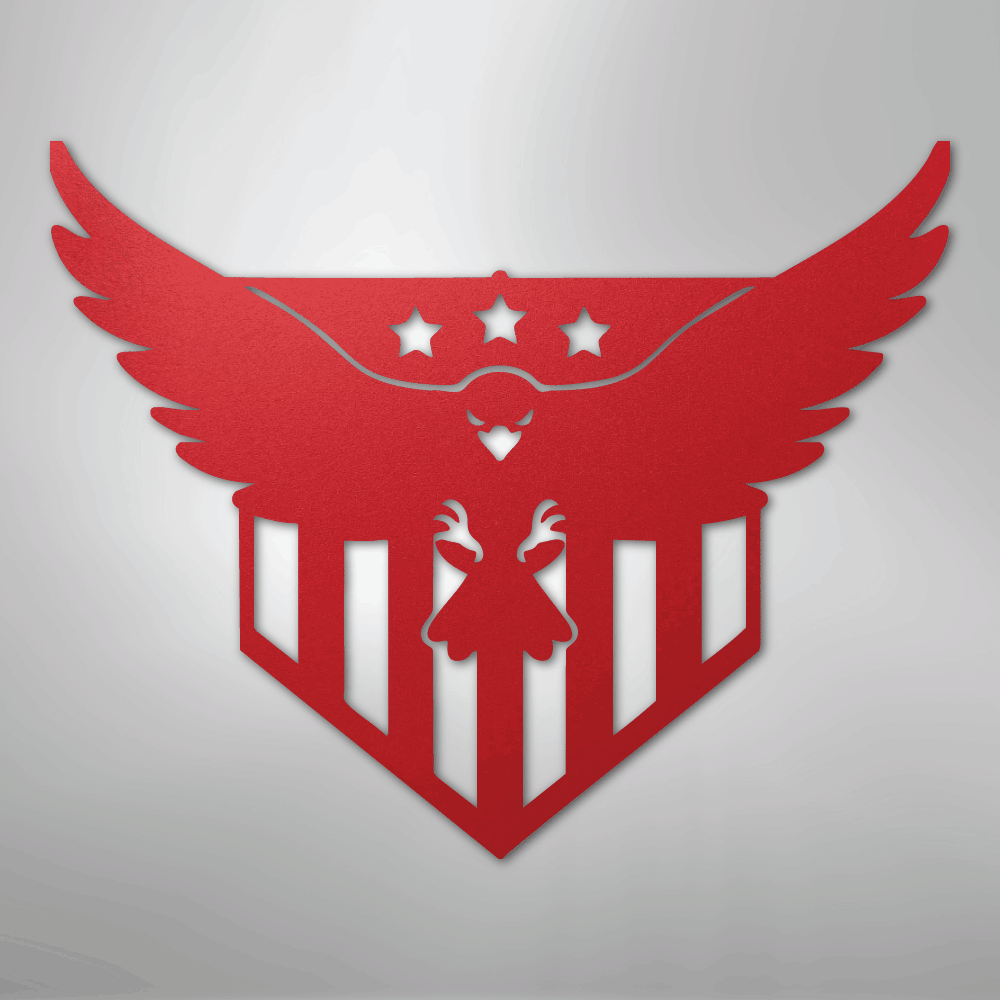 Swooping Eagle - Steel Sign