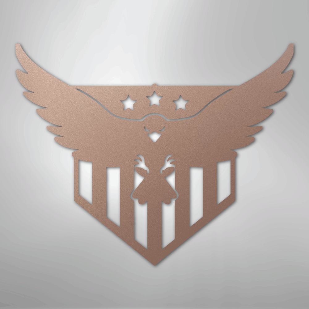 Swooping Eagle - Steel Sign