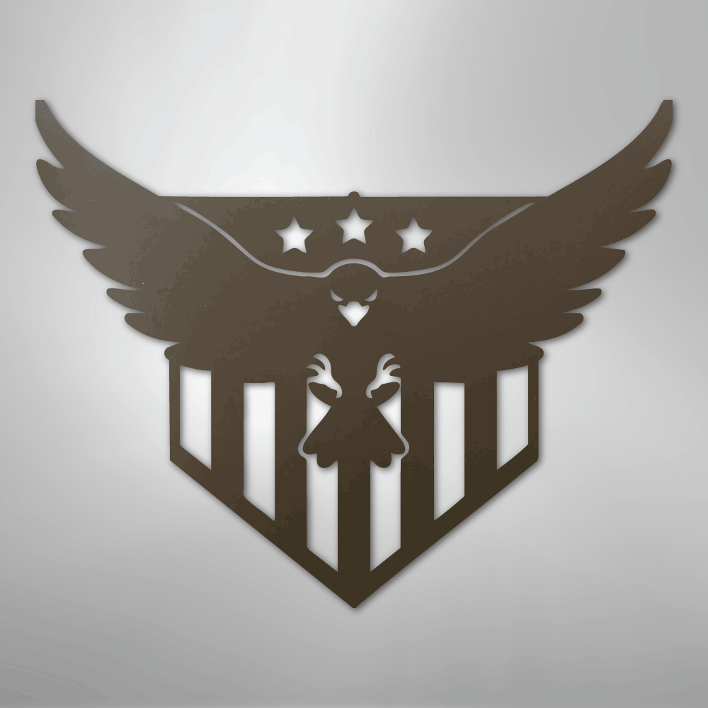Swooping Eagle - Steel Sign