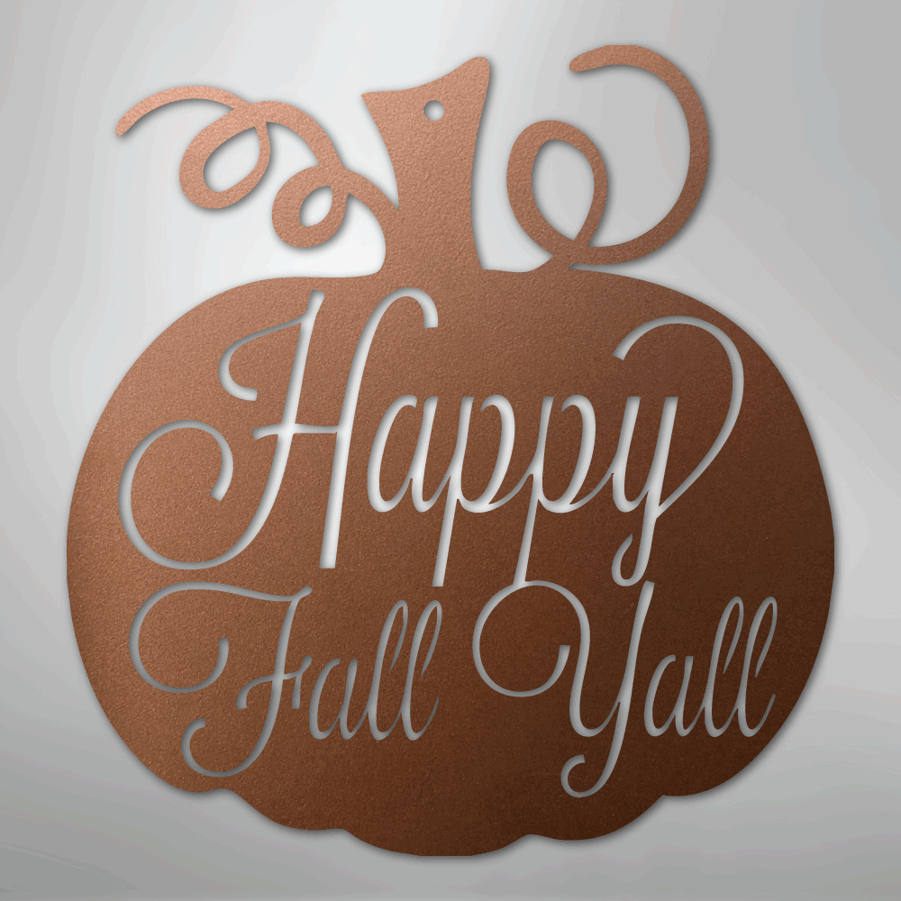 Fall Pumpkin - Steel Sign