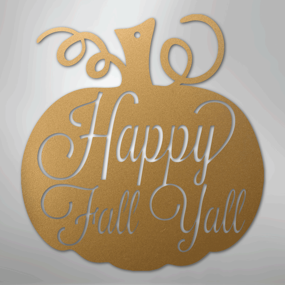 Fall Pumpkin - Steel Sign