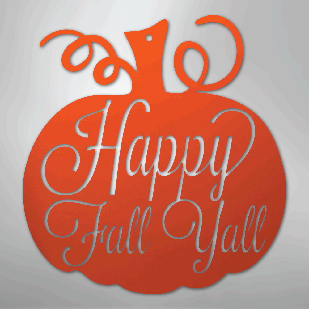 Fall Pumpkin - Steel Sign