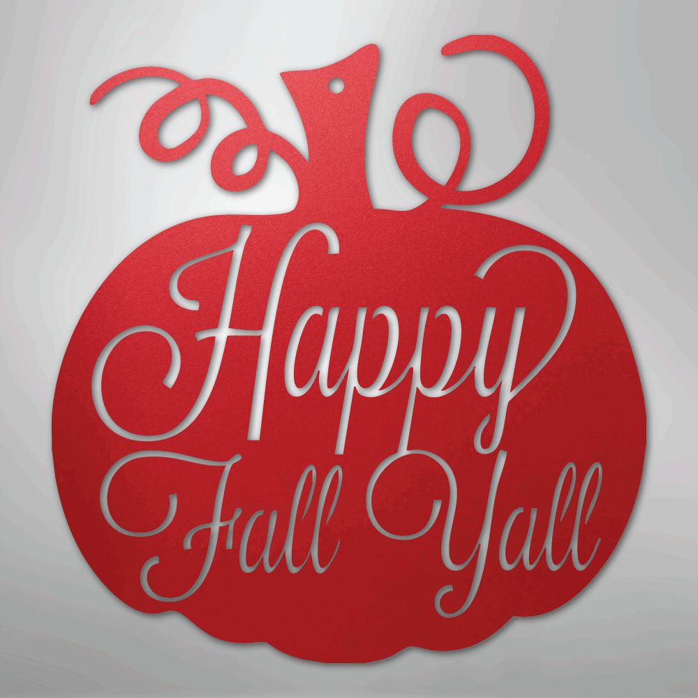 Fall Pumpkin - Steel Sign