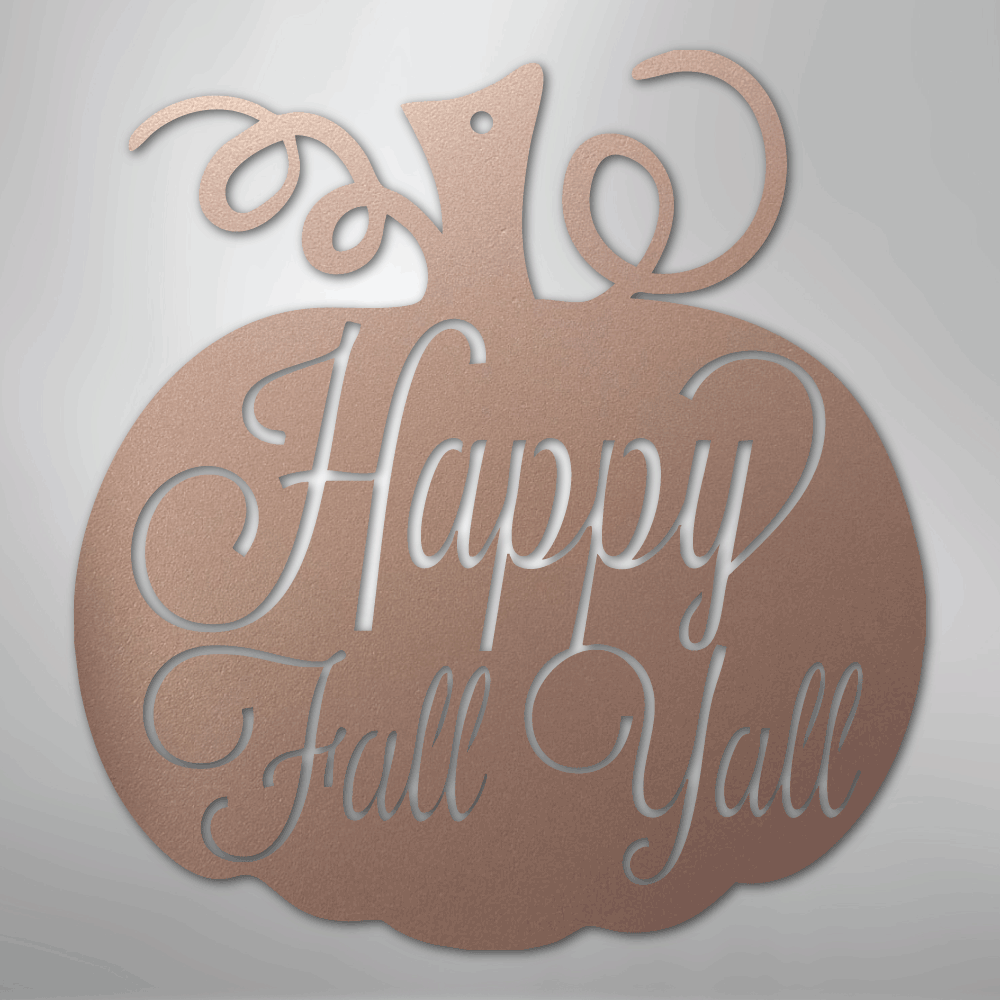 Fall Pumpkin - Steel Sign
