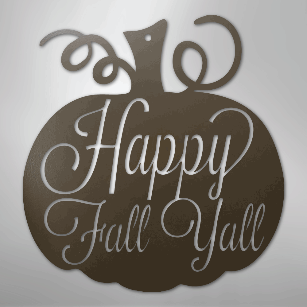 Fall Pumpkin - Steel Sign