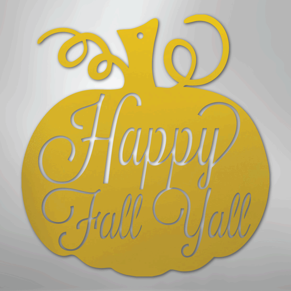 Fall Pumpkin - Steel Sign