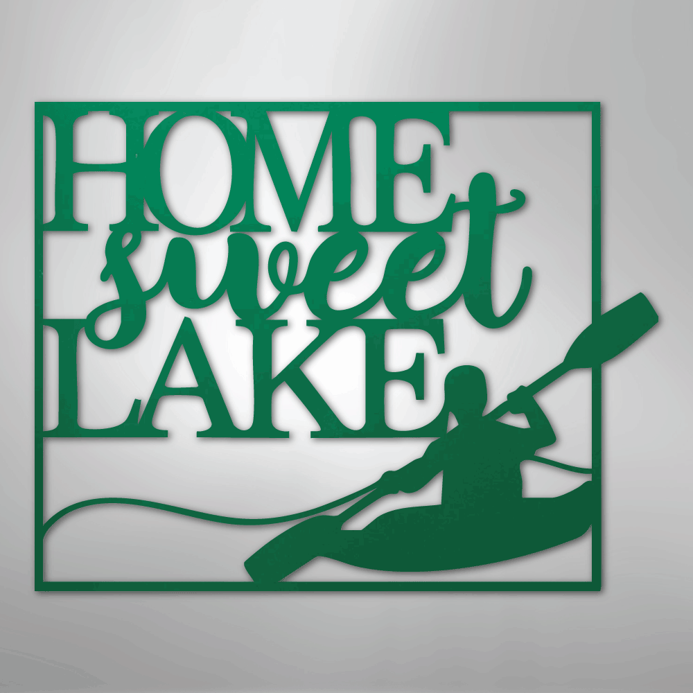 Kayaking - Steel sign