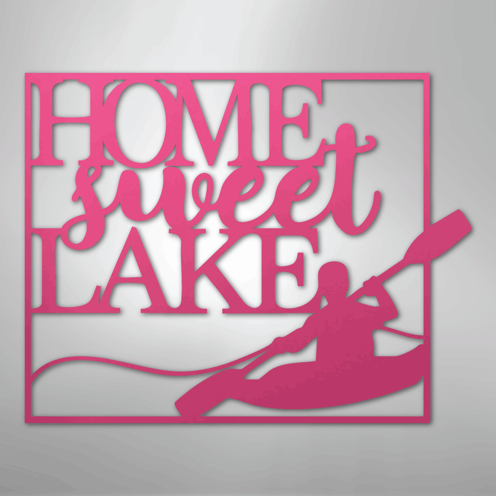 Kayaking - Steel sign