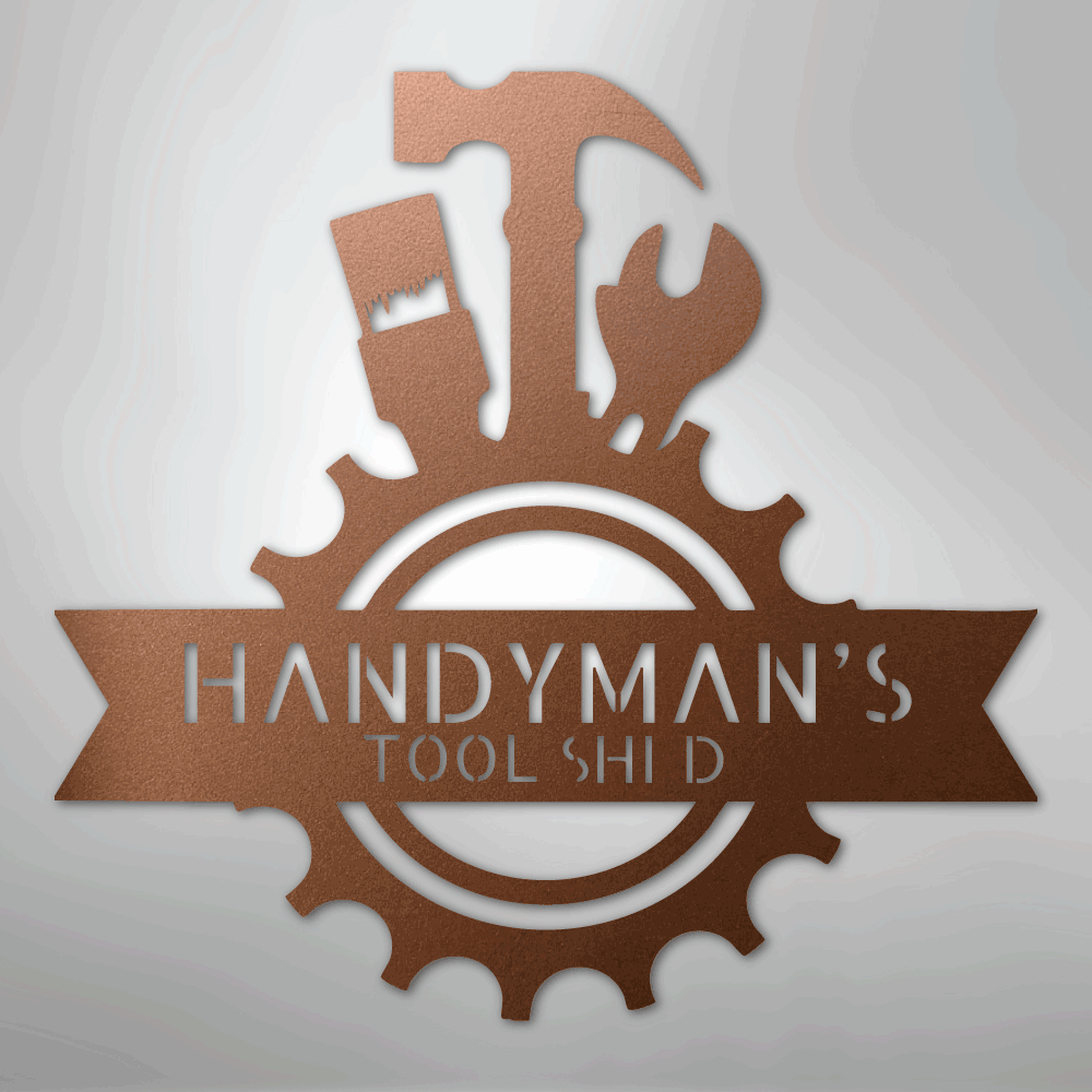 Handyman Shop Monogram - Steel Sign