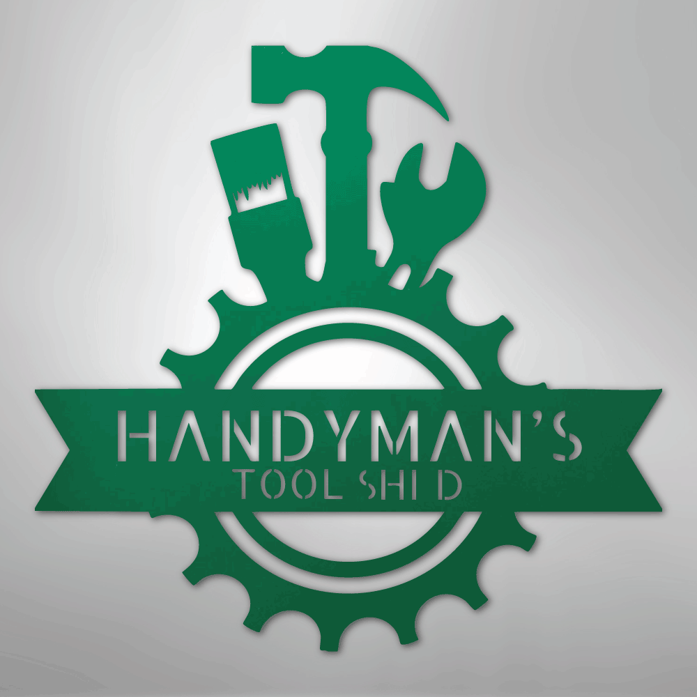 Handyman Shop Monogram - Steel Sign
