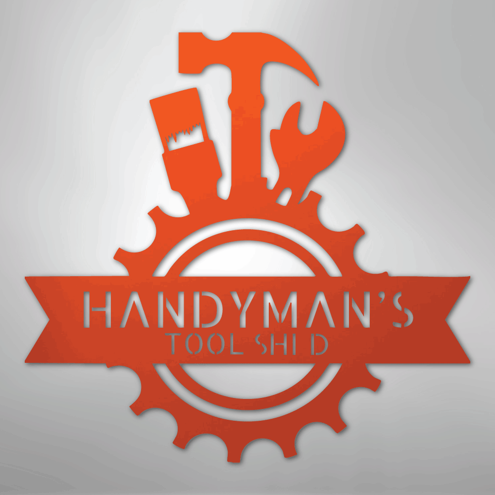Handyman Shop Monogram - Steel Sign