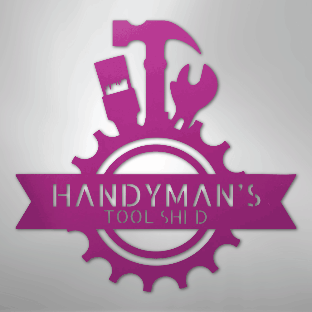 Handyman Shop Monogram - Steel Sign