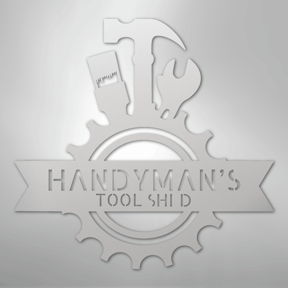 Handyman Shop Monogram - Steel Sign