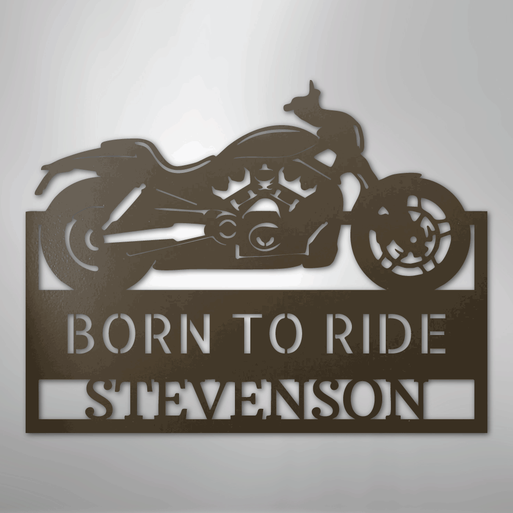 Cruiser Workshop Monogram - Steel Sign