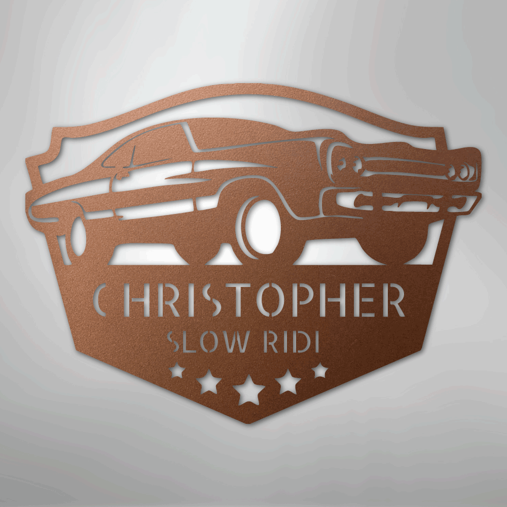 The Art Of Mechanic Monogram - Steel Sign