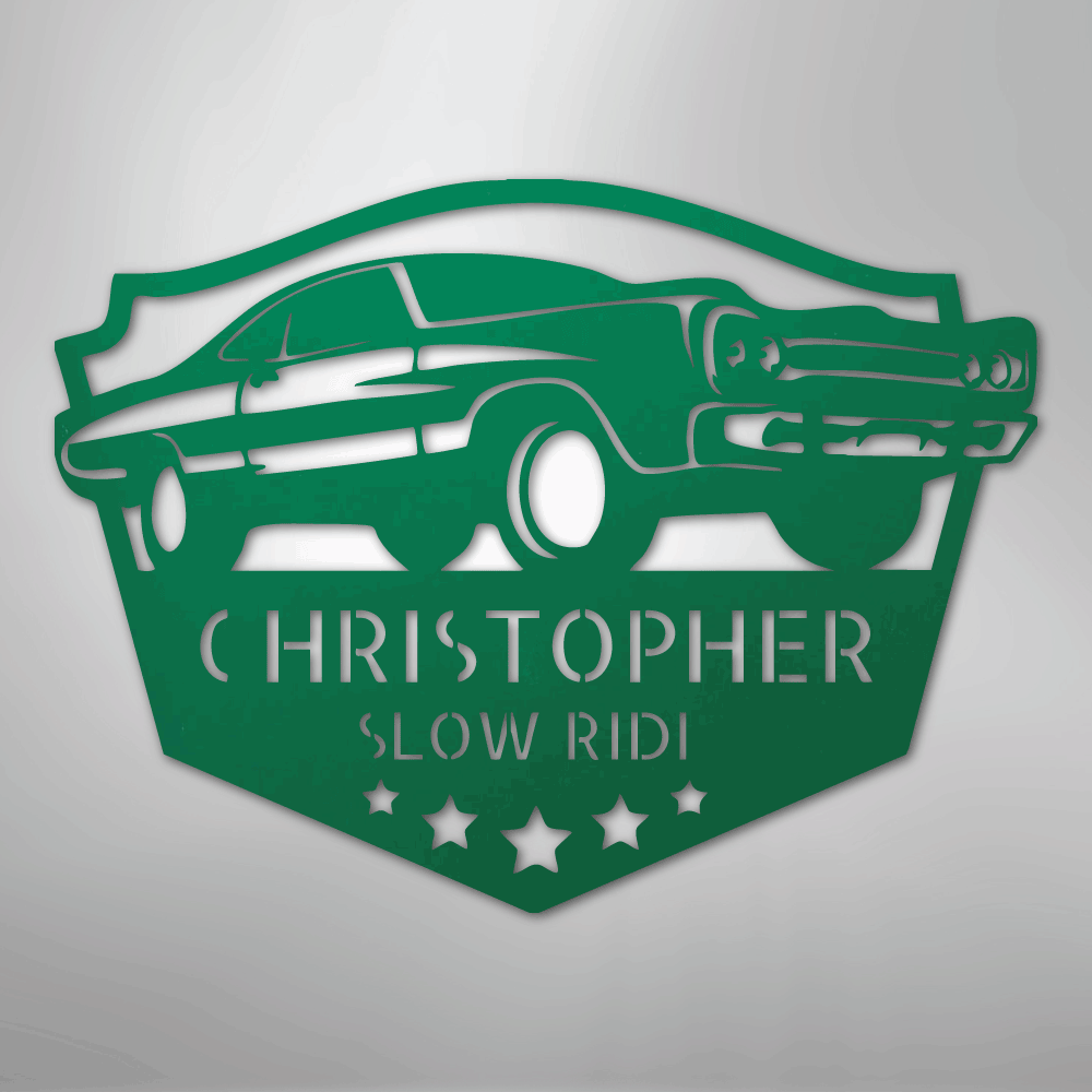 The Art Of Mechanic Monogram - Steel Sign