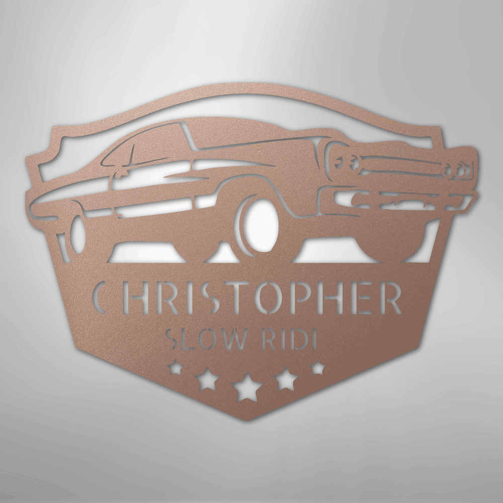 The Art Of Mechanic Monogram - Steel Sign