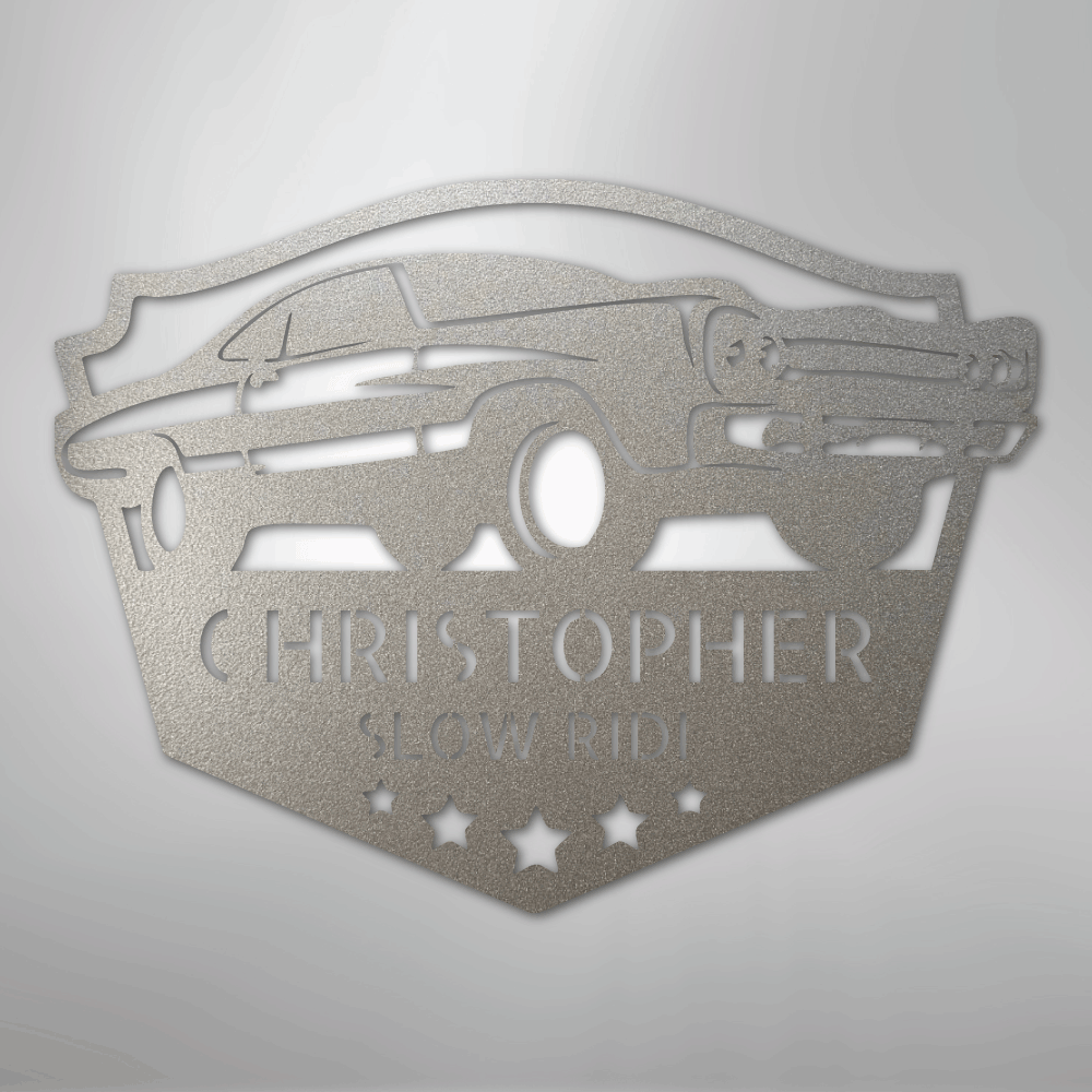 The Art Of Mechanic Monogram - Steel Sign