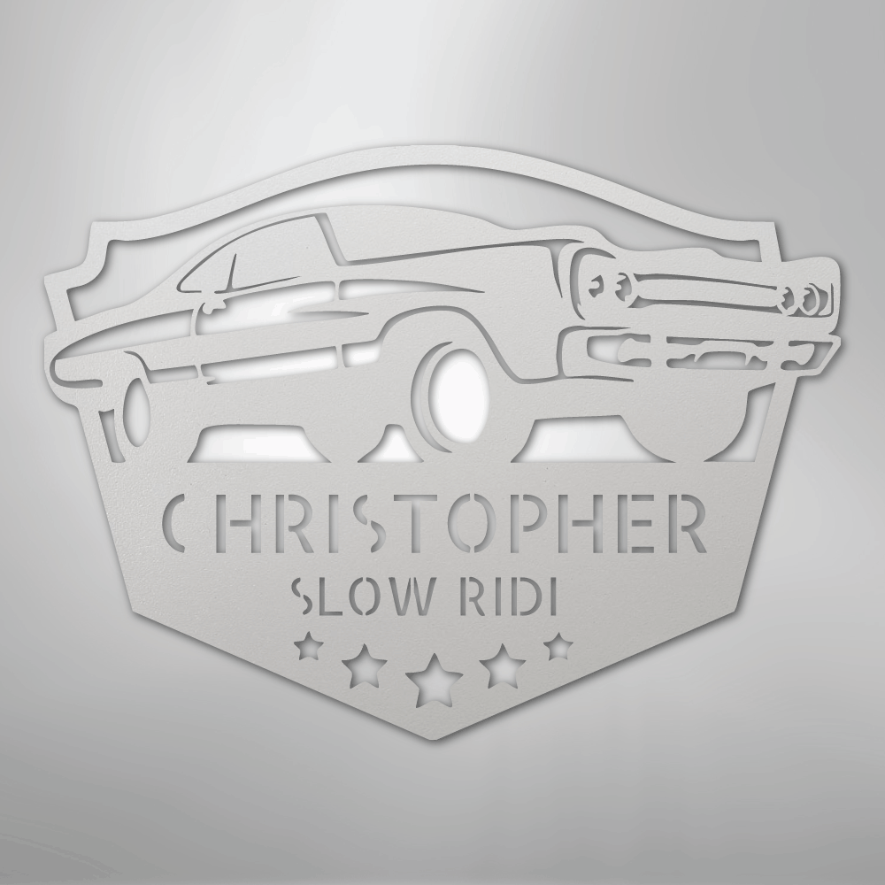 The Art Of Mechanic Monogram - Steel Sign