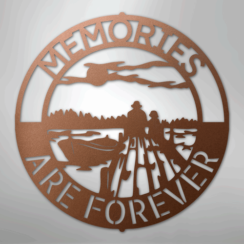 Bonding Family Monogram - Steel Sign