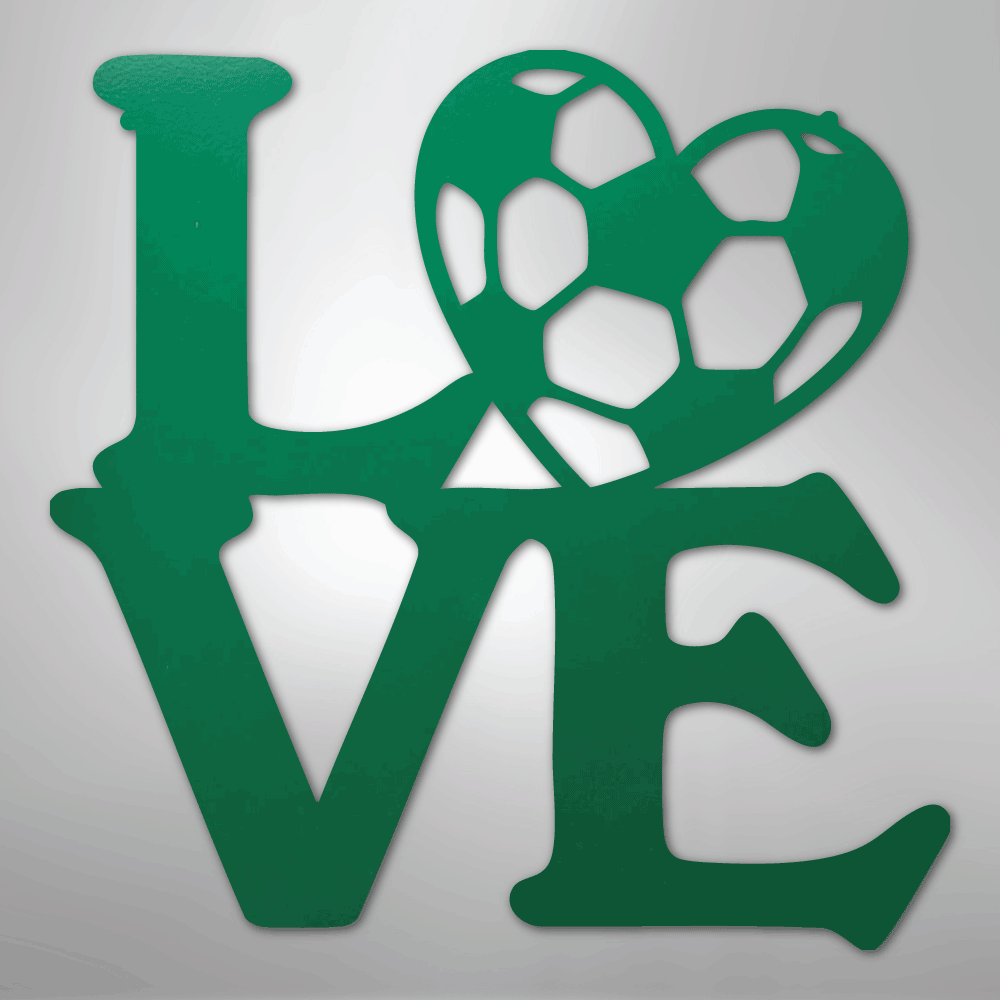 Soccer Love - Steel Sign