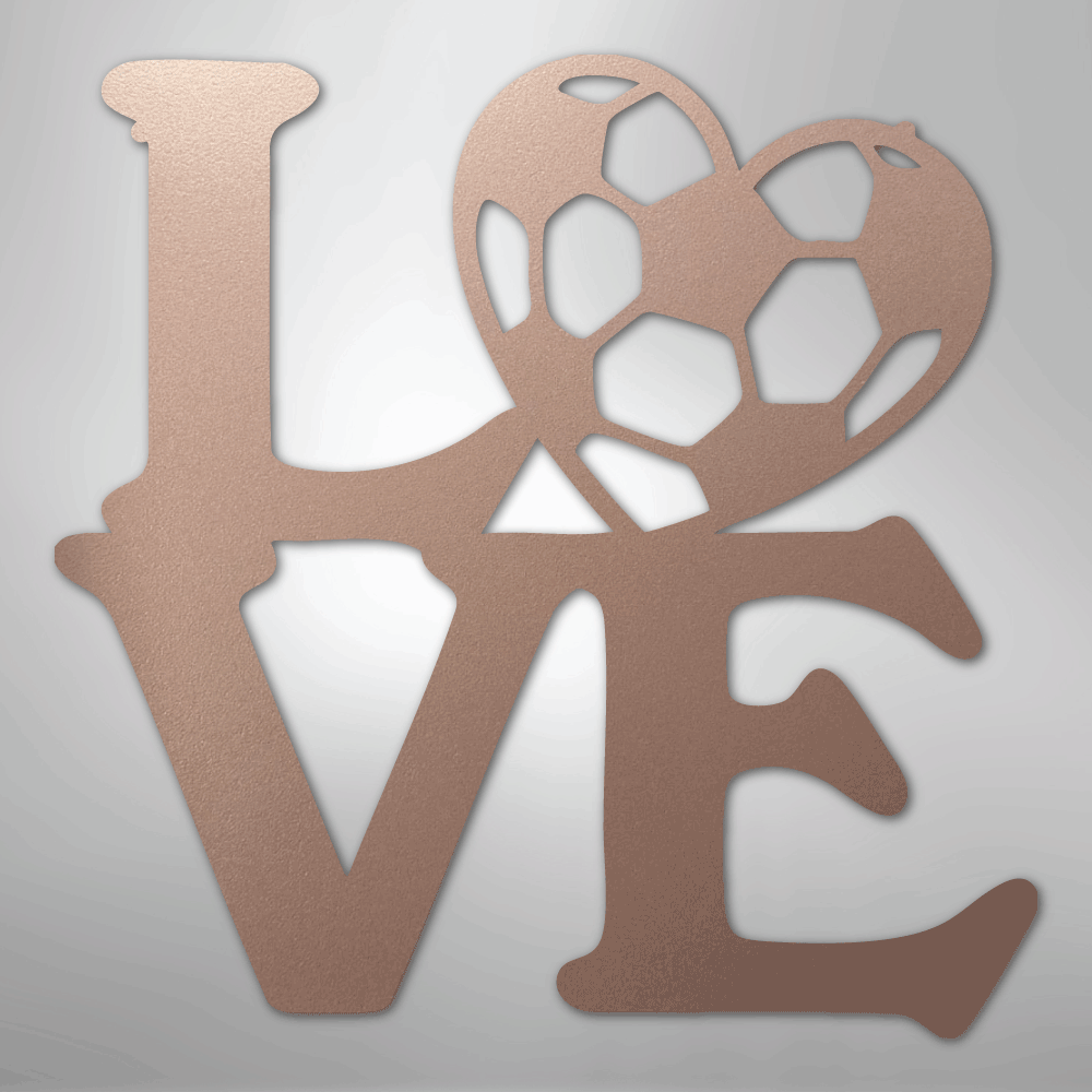 Soccer Love - Steel Sign