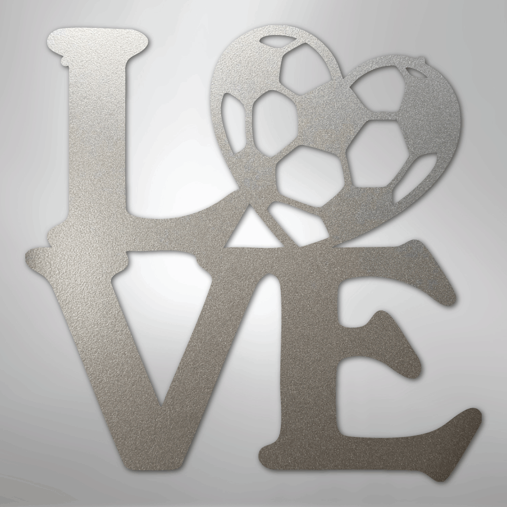 Soccer Love - Steel Sign