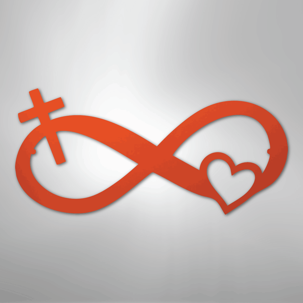 Lords Infinite Love - Steel Sign