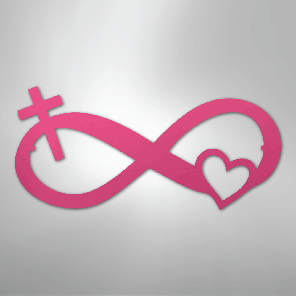 Lords Infinite Love - Steel Sign