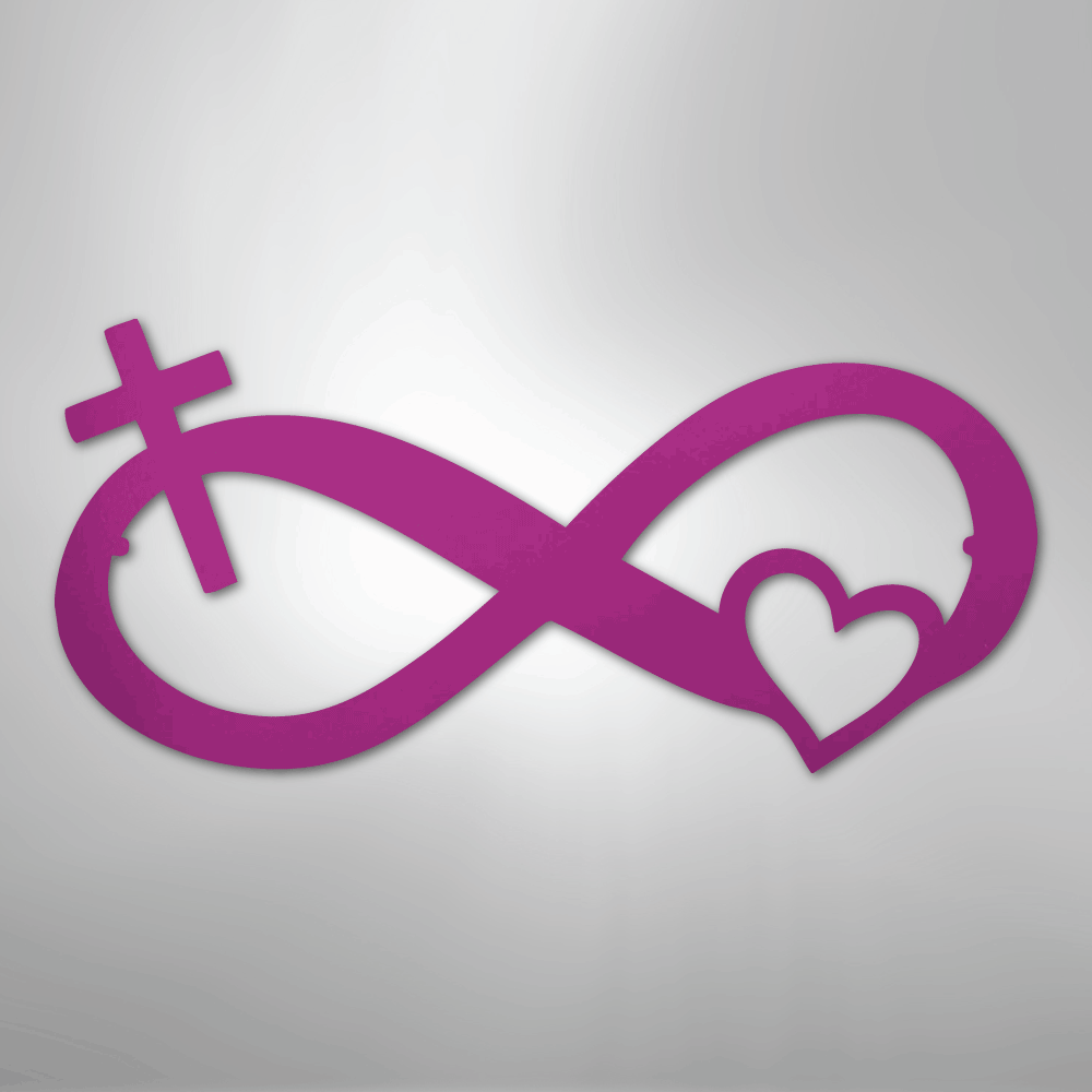 Lords Infinite Love - Steel Sign