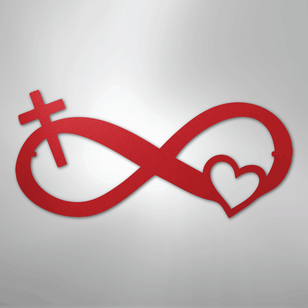 Lords Infinite Love - Steel Sign