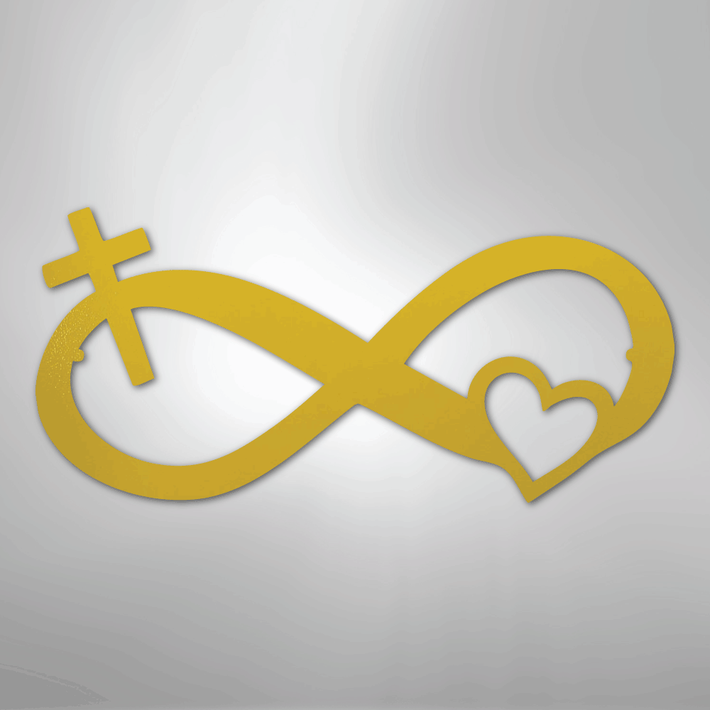 Lords Infinite Love - Steel Sign