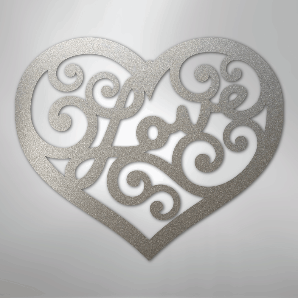 Love Swirl - Steel Sign