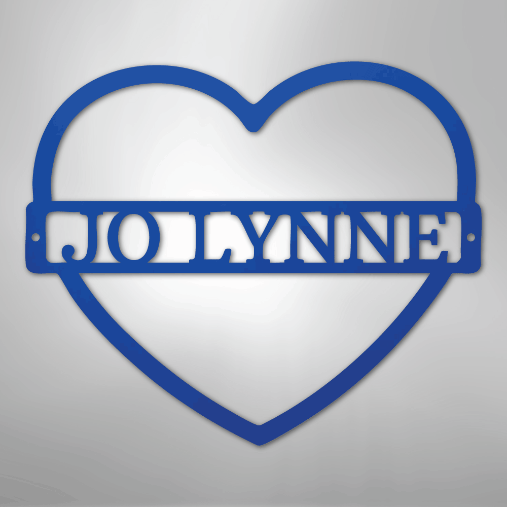 Mother's Love Monogram - Steel Sign