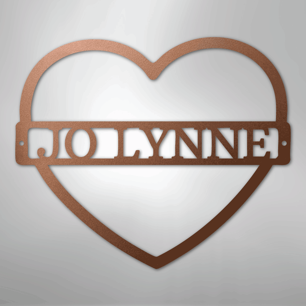 Mother's Love Monogram - Steel Sign