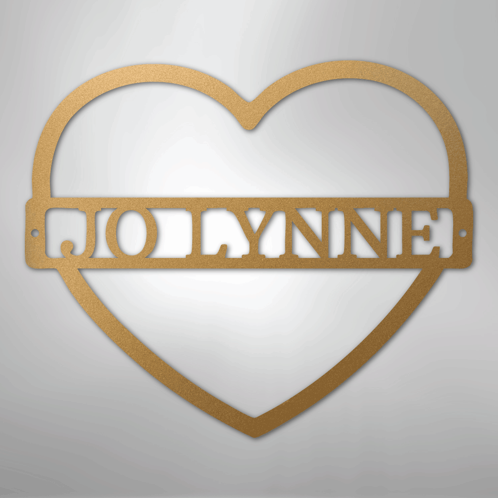 Mother's Love Monogram - Steel Sign