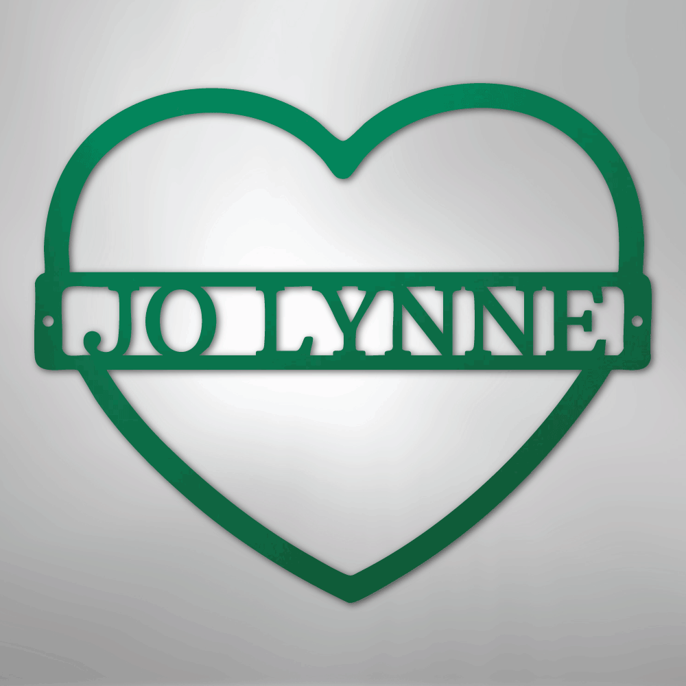 Mother's Love Monogram - Steel Sign