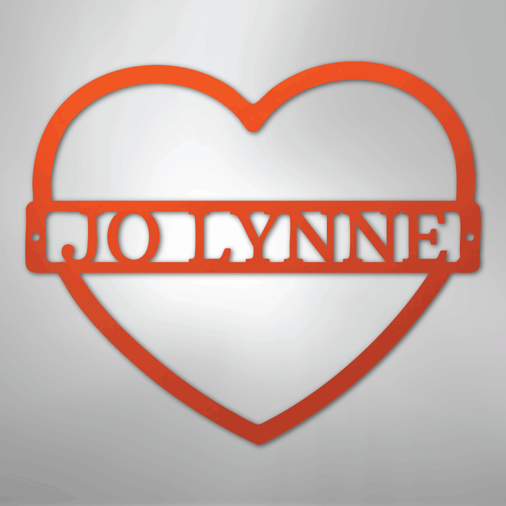 Mother's Love Monogram - Steel Sign