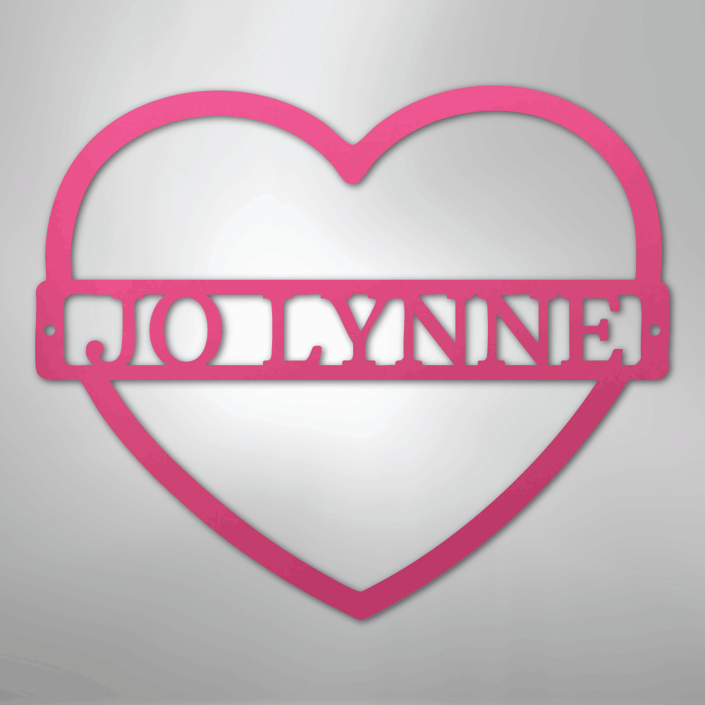 Mother's Love Monogram - Steel Sign