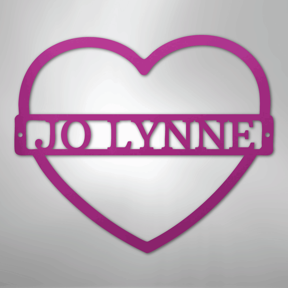 Mother's Love Monogram - Steel Sign