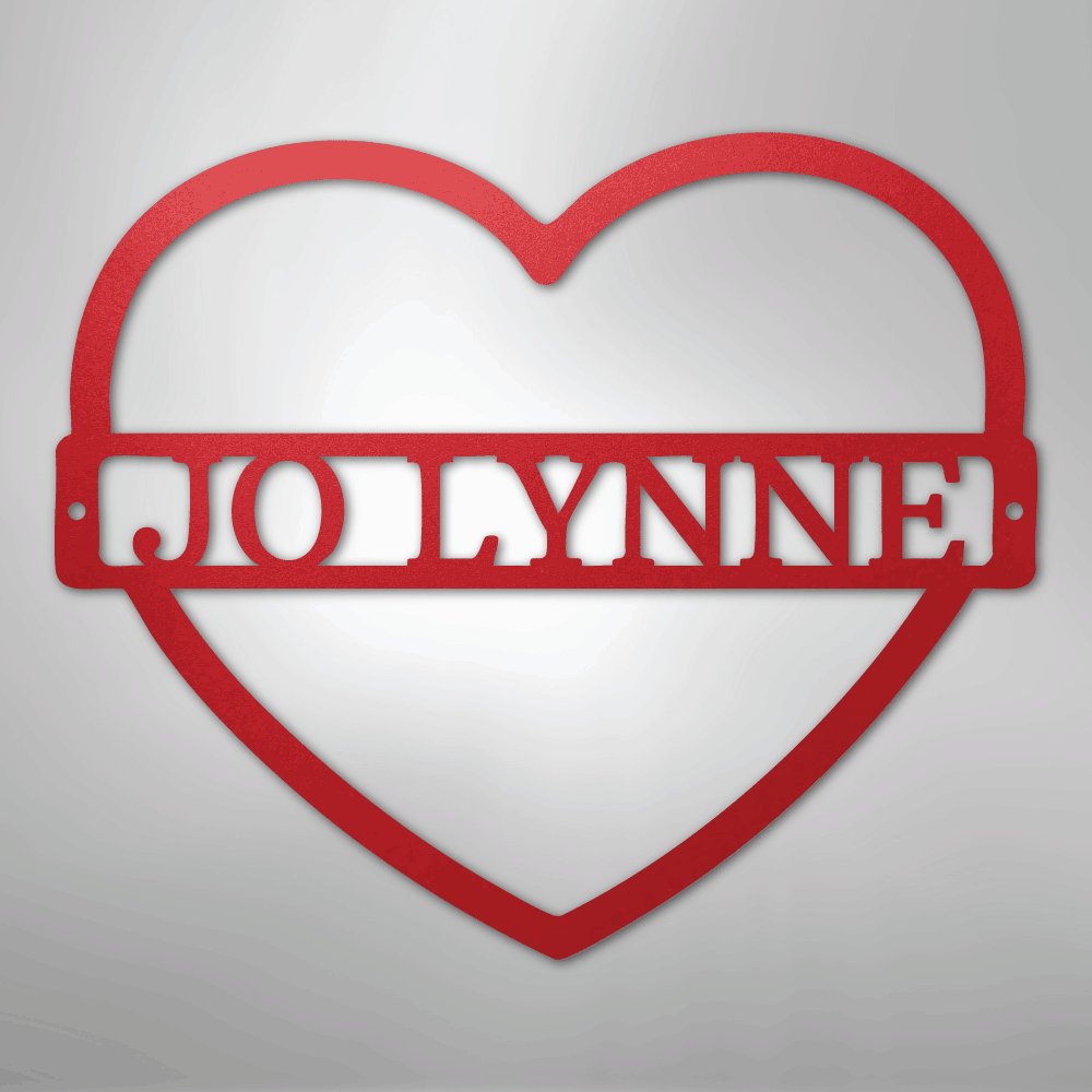 Mother's Love Monogram - Steel Sign