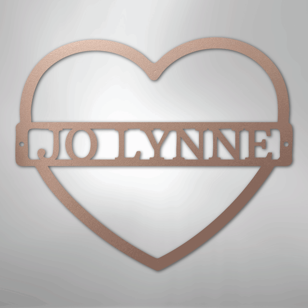 Mother's Love Monogram - Steel Sign